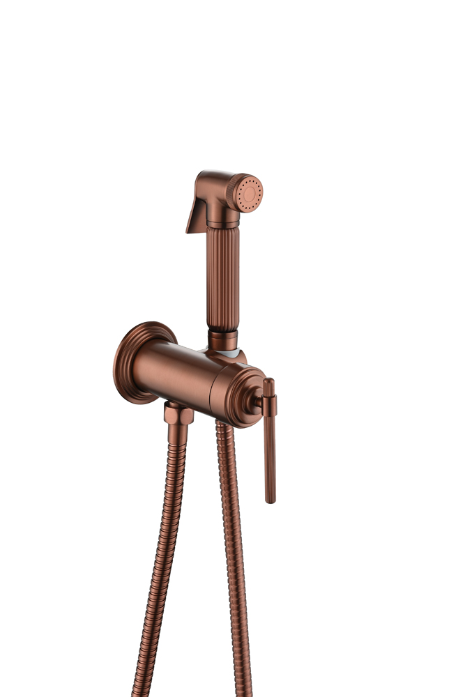 Изображение к товару Смеситель гигиенический, ETERNA COPPER BRUSED 177-CB