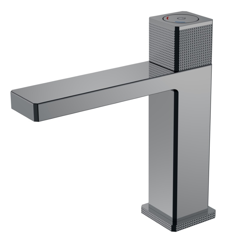 Смеситель для раковины BOHEME Quad Shine Gun Metal 159-SGM